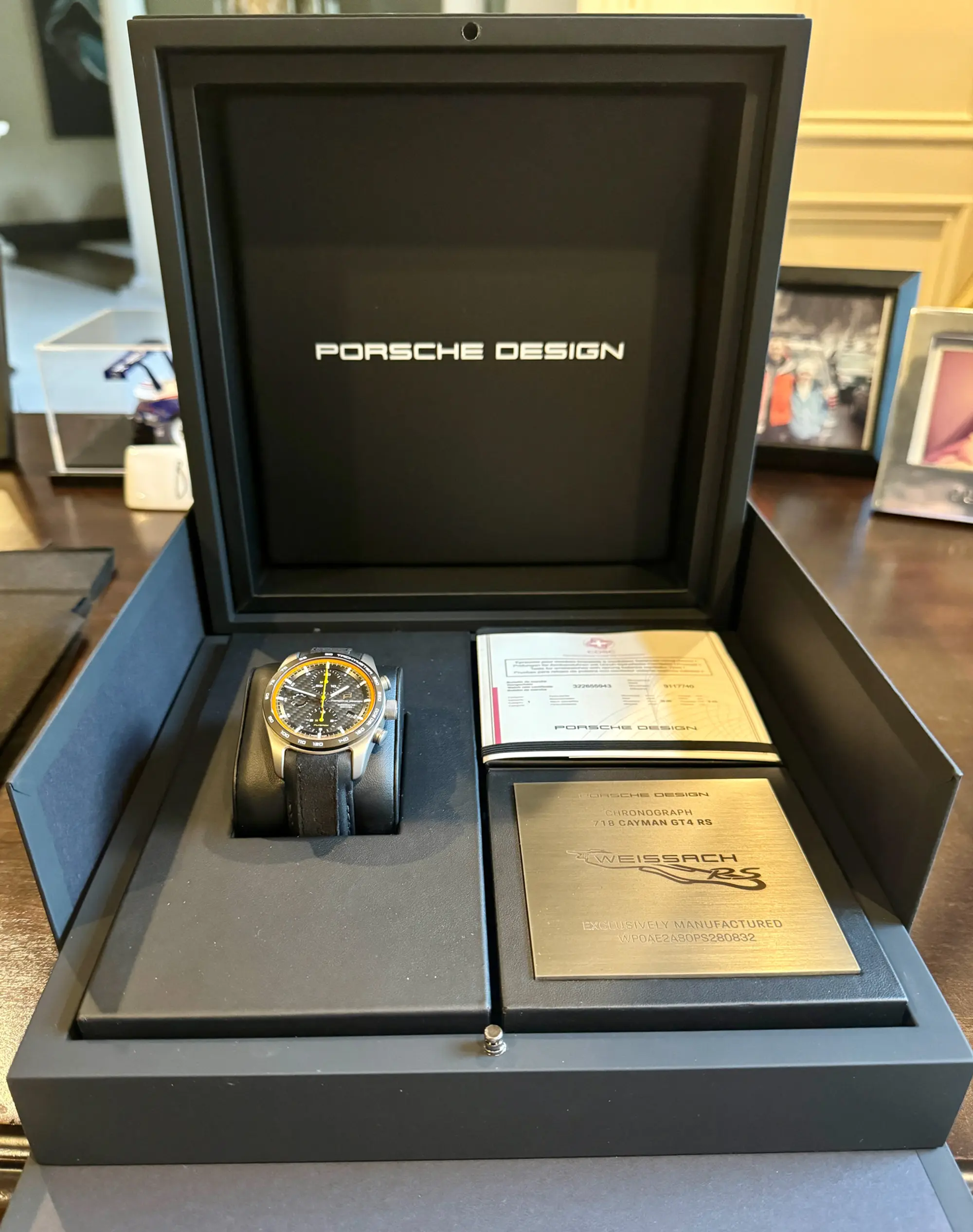 Porsche Design Custom GT4RS Blue Watch — Auction Ended | PCARMARKET