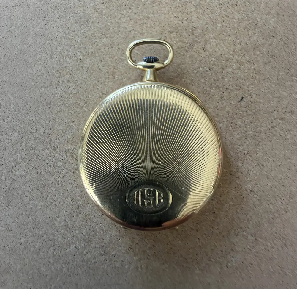 Bugatti Antique 18k Gold Zenith Swiss Pocket Watch — Auction Ended