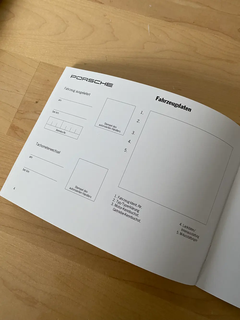 Complete Original Porsche 993 Carrera RS Owners Manual & Press