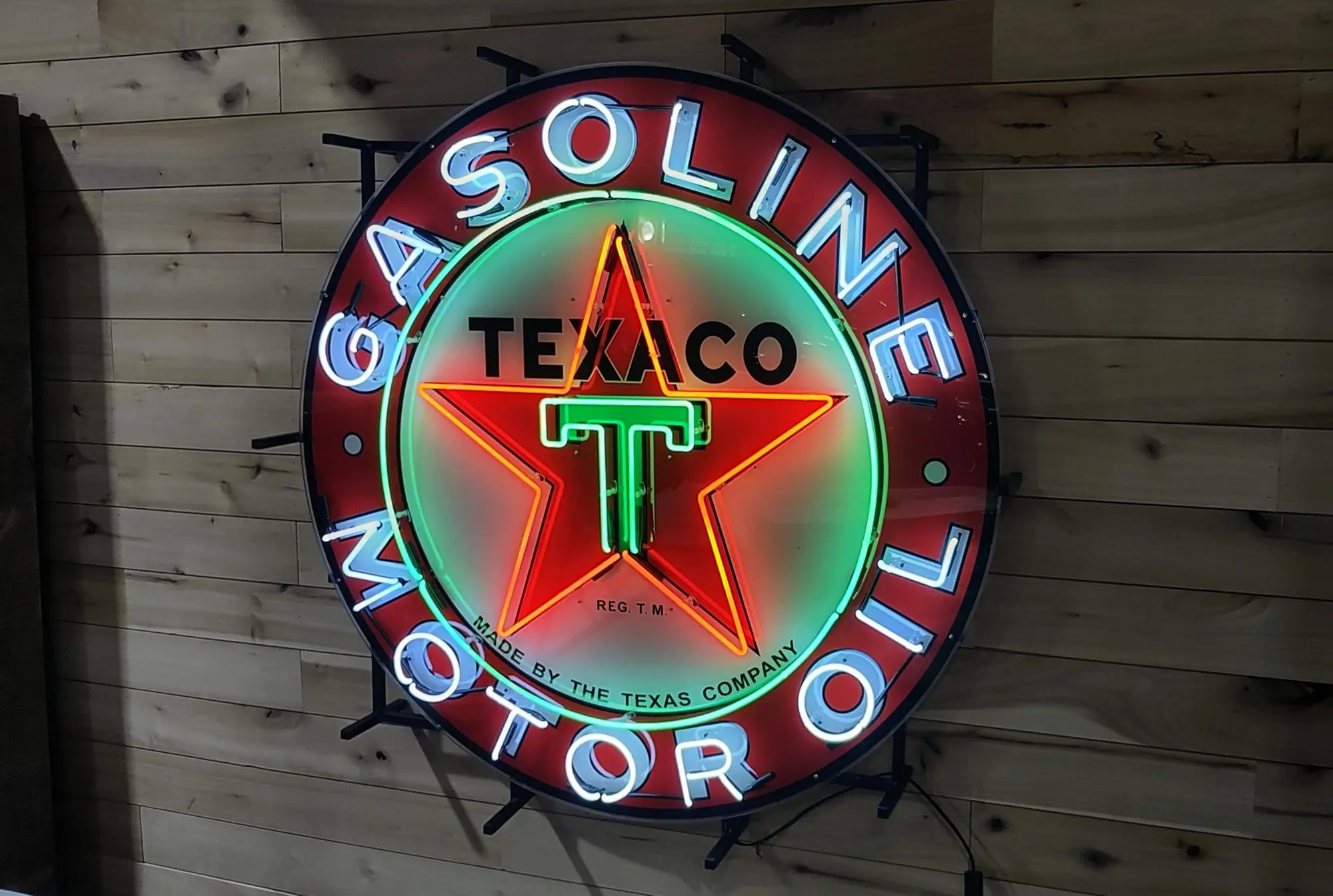 Texaco Neon Sign — Auction Ended | PCARMARKET