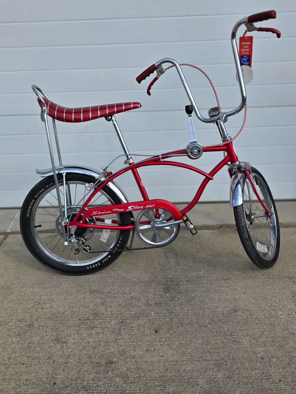 Restored Vintage 1972 Schwinn Sting-Ray 5 Speed Bicycle