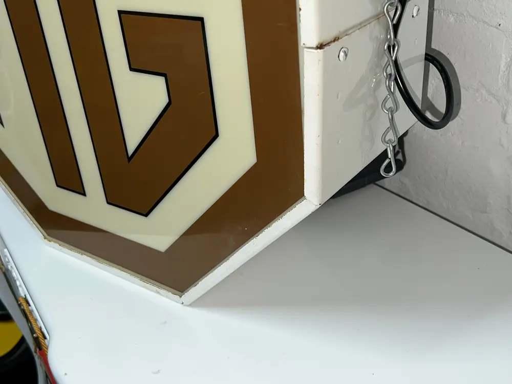 マークマリーページ 1960's Illuminated MG Dealership Double Sided Sign — Auction Ended