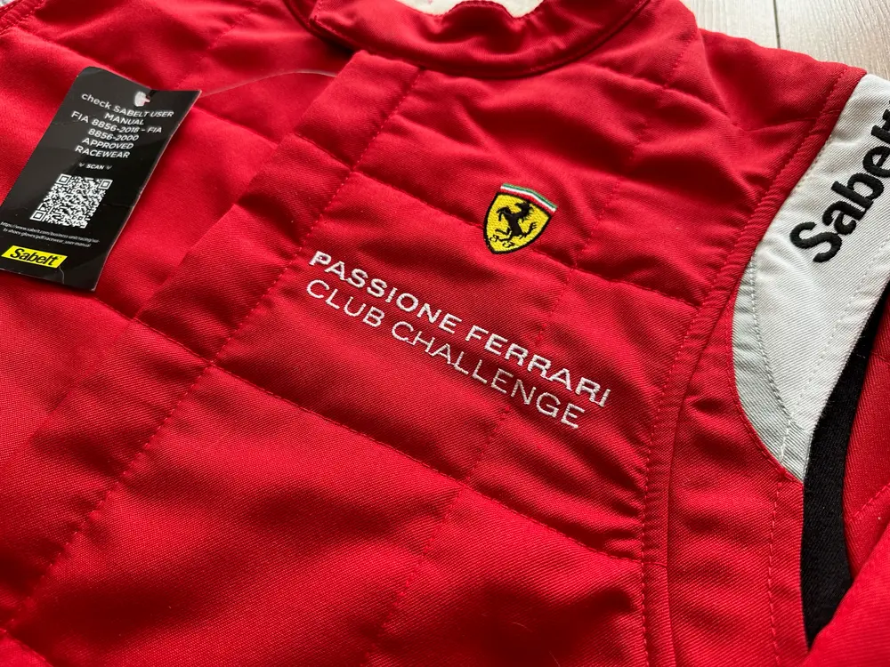 Sabelt Ferrari Club Challenge 公式レーシングスーツ Ferrari 488 Challenge Sabelt Racing Suit — Auction Ended | PCARMARKET