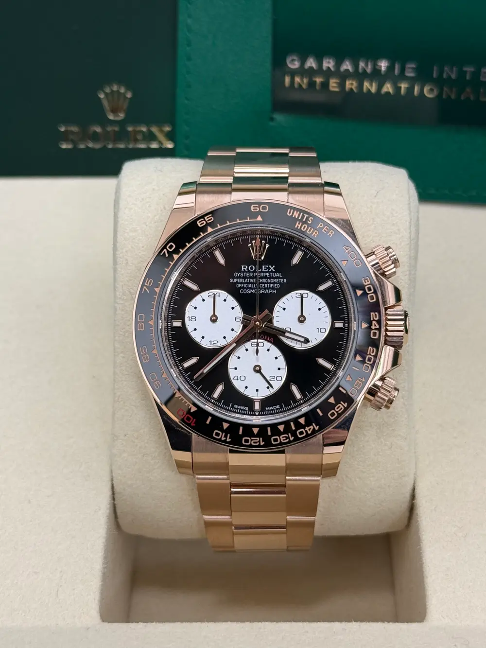 New 2025 Rolex Daytona Le Mans 18k Everose Gold Watch Ref
