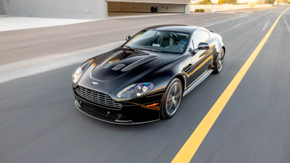 395-Mile 2011 Aston Martin V12 Vantage Carbon Black Edition 6-Speed