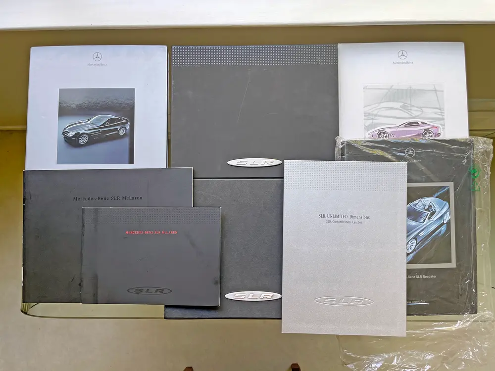 Mercedes-Benz SLR McLaren Literature Collection (8 Pieces) — Sold