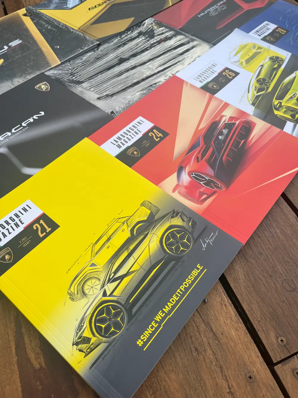 Lamborghini Magazine and Brochure Collection — Auction Ended