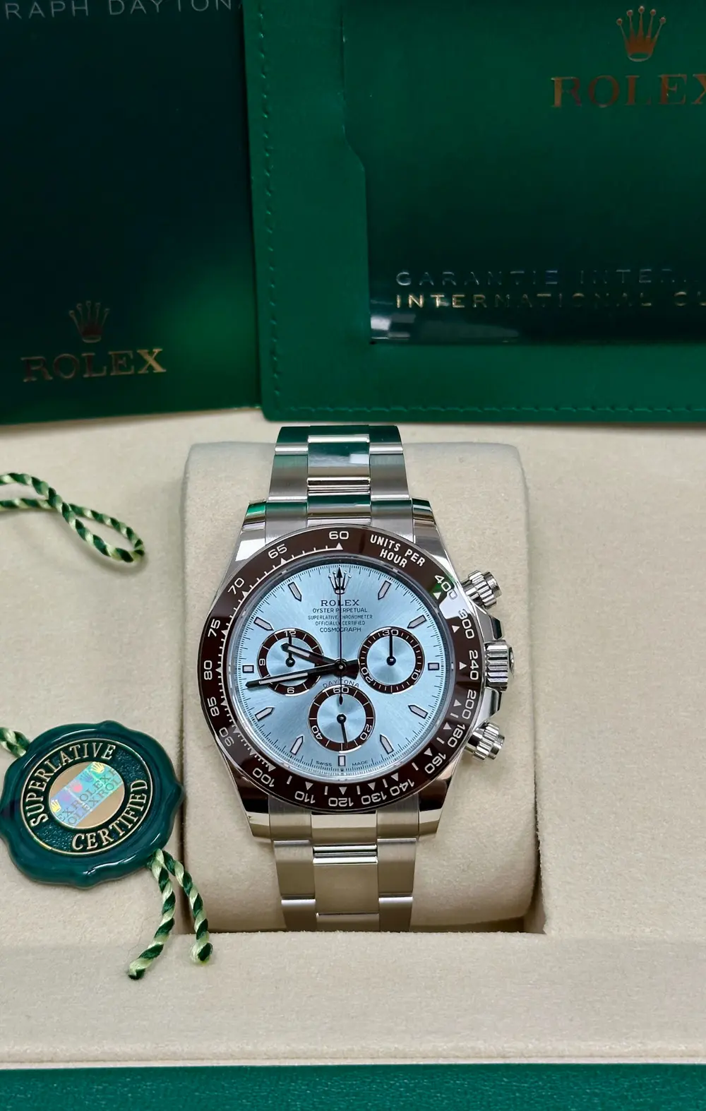 New 2026 Rolex Daytona Platinum Watch Ref. 126506 Full Set