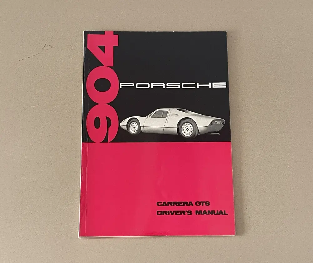Original Porsche 904 Carrera GTS English Literature Collection