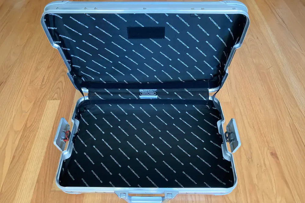 Rimowa x Porsche Vintage Aluminum Suitcase — Sold | PCARMARKET