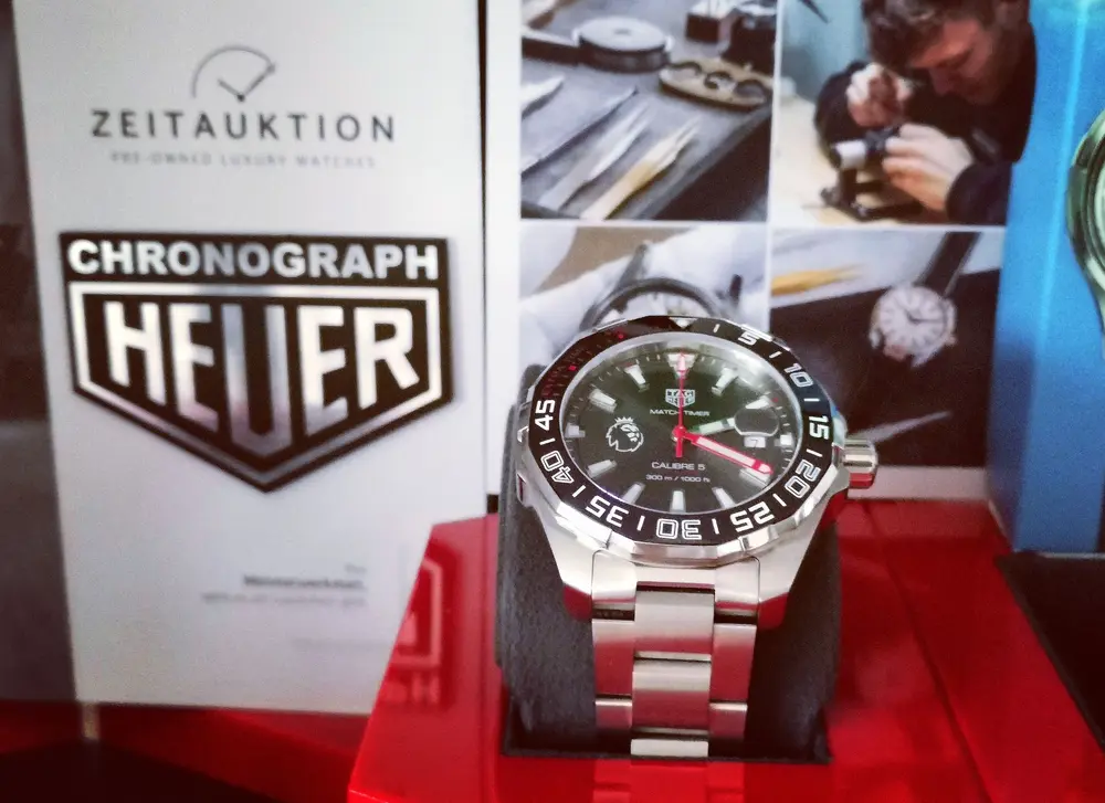 NO RESERVE TAG HEUER AQUARACER PREMIER LEAGUE MATCH TIMER