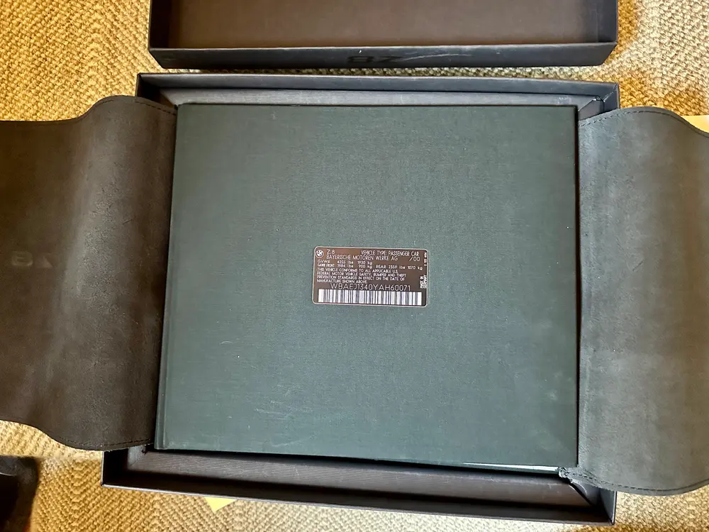 BMW Z8 Memorabilia, Accessories, Owners Manuals and Launch Kit — Sold