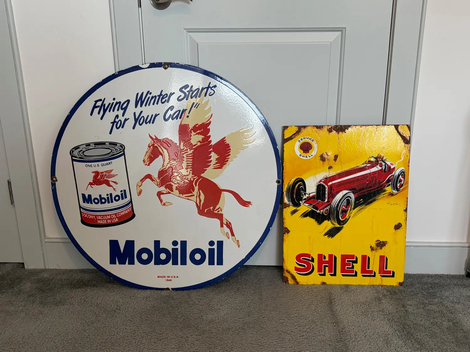 CANADIAN SUPERIOR oil 置物 レア レトロ Red Indian Aviation Oil Tin