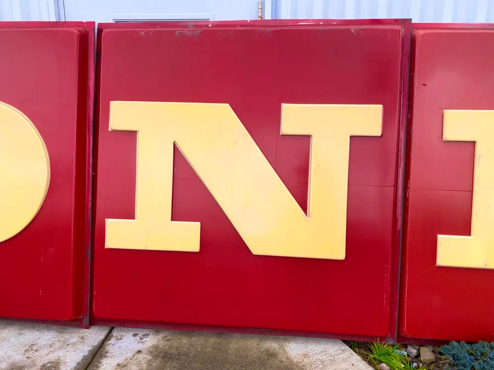 Authentic 1980s Honda Dealership Sign (36') — Auction Ended