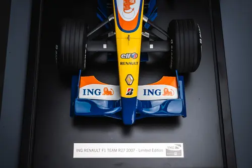 Promotional 1:5 Scale Model of the Renault R27 F1 Race Car — Sold