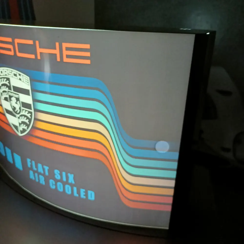 No Reserve Porsche 911 Flat Six Sign — Sold | PCARMARKET