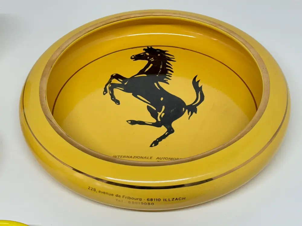 No Reserve Collection of Ferrari Ashtrays and Ceramics — Sold