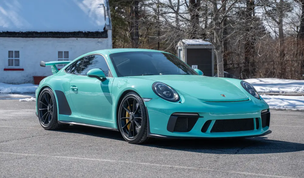 NO RESERVE PTS Mint Green 2018 Porsche 991.2 GT3 6-Speed — Sold