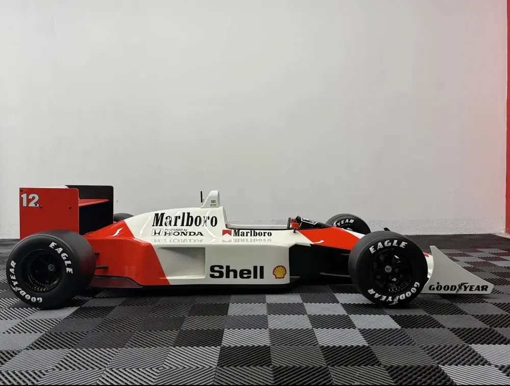 1988 McLaren MP4/4 Marlboro / Senna Livery 1:2 Scale Model — Sold