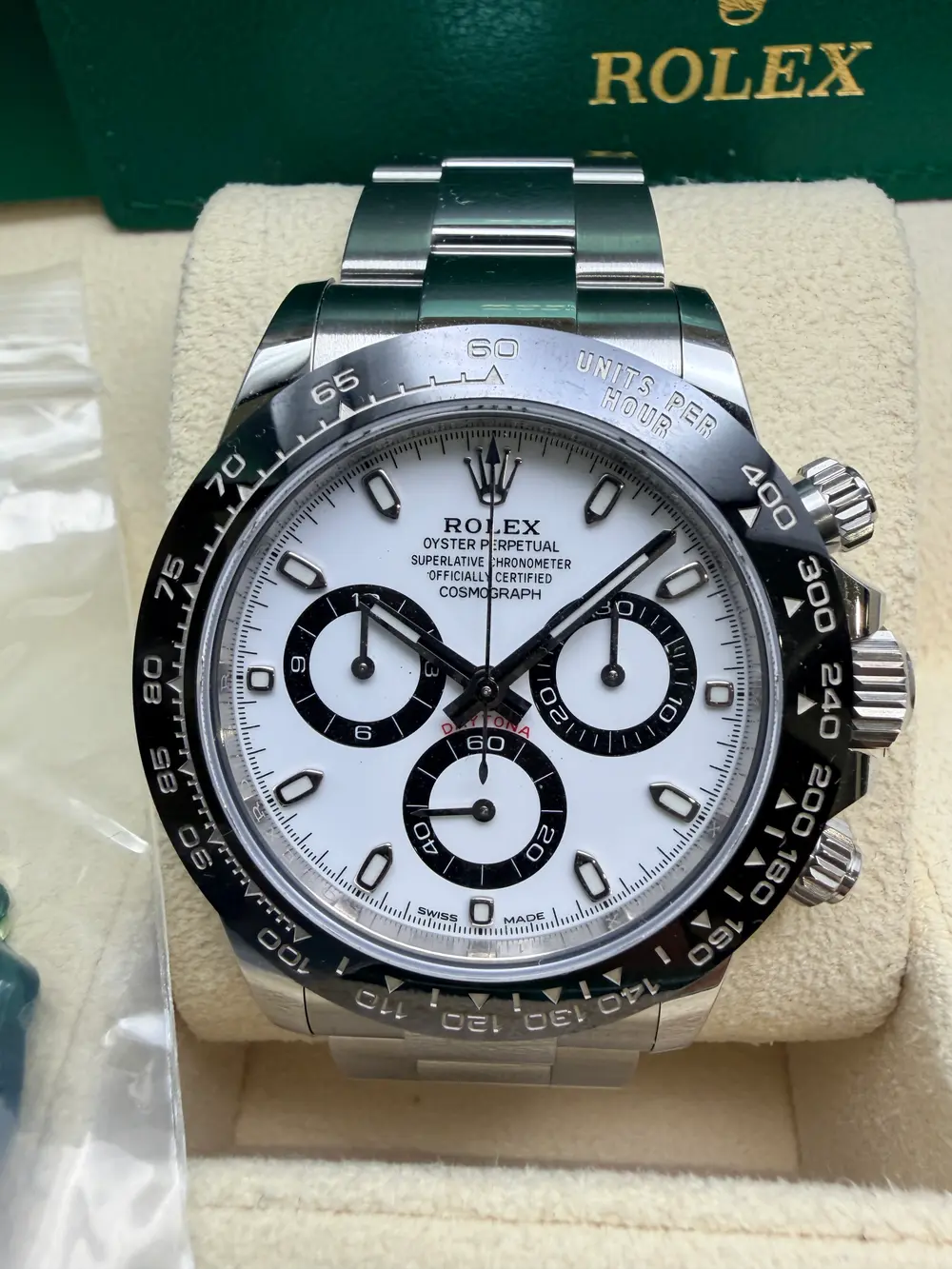2022 Rolex Daytona Panda Wach Ref. 116500LN Full Set — Auction Ended