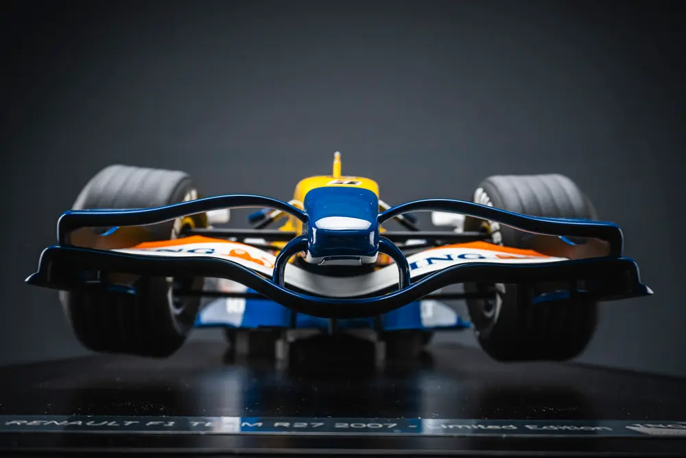 Promotional 1:5 Scale Model of the Renault R27 F1 Race Car — Sold