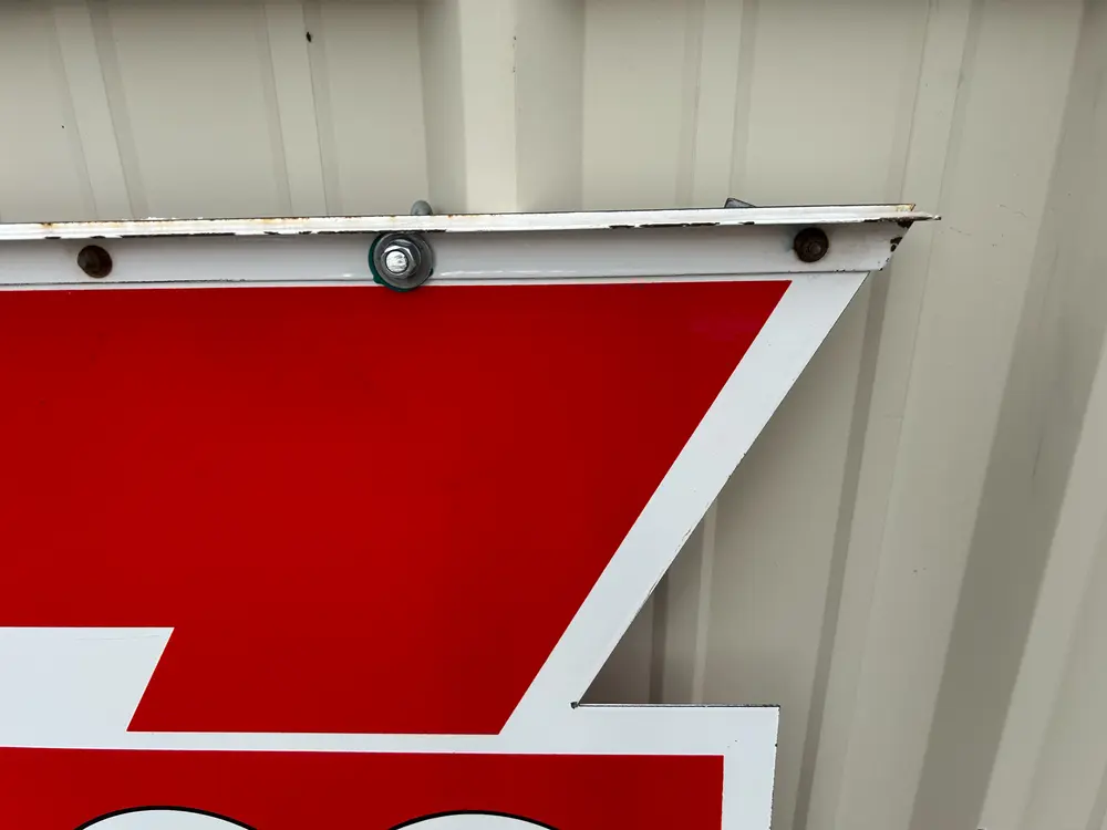 1950's Double Sided Porcelain Conoco Sign — Sold | PCARMARKET