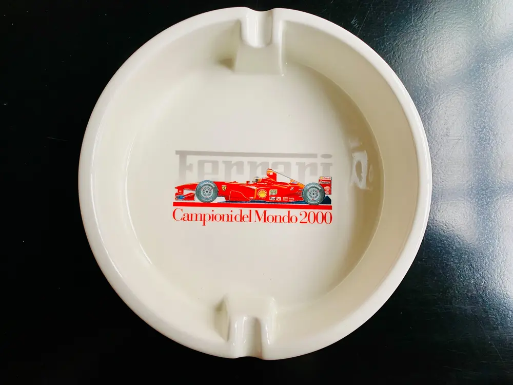 Collection of 9 vintage Ferrari & Marlboro Ashtrays — Sold