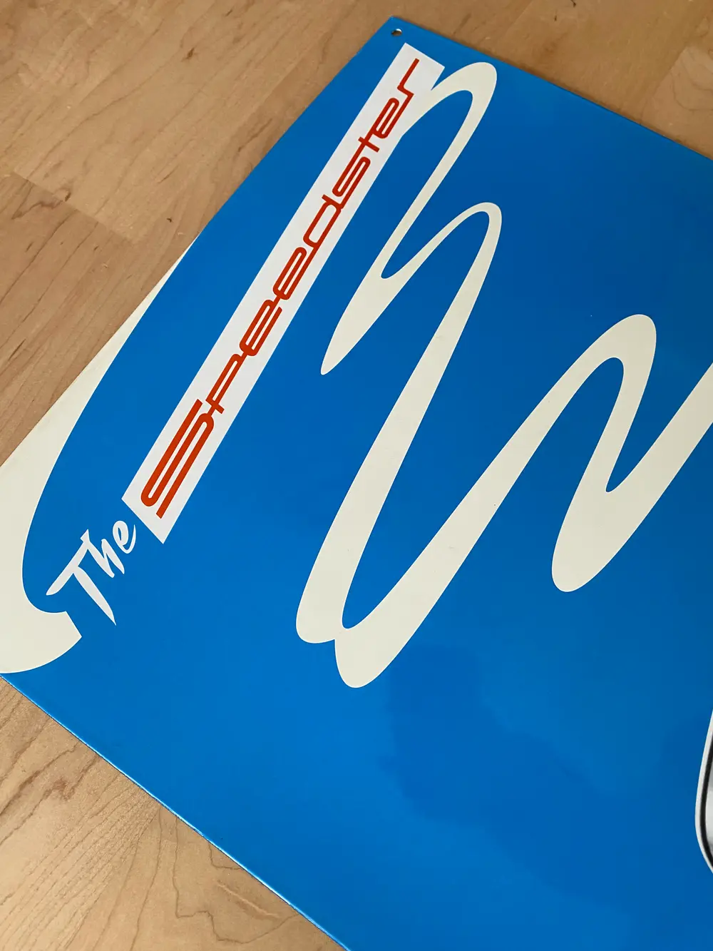 No Reserve Limited Production Porsche 356 Speedster Enamel Sign — Sold