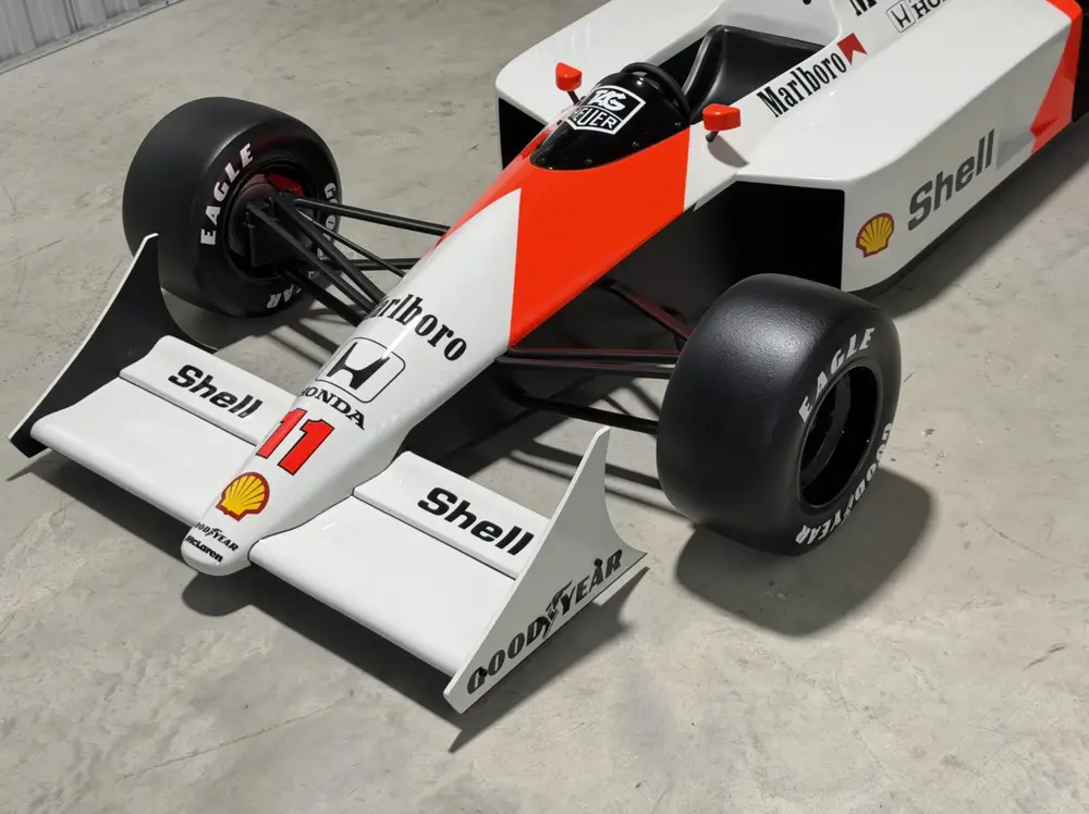 1988 McLaren MP4/4 1:2 Scale Alain Prost Model F1 Car — Sold