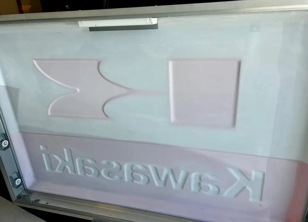 Illuminated Kawasaki Sign — Sold | PCARMARKET
