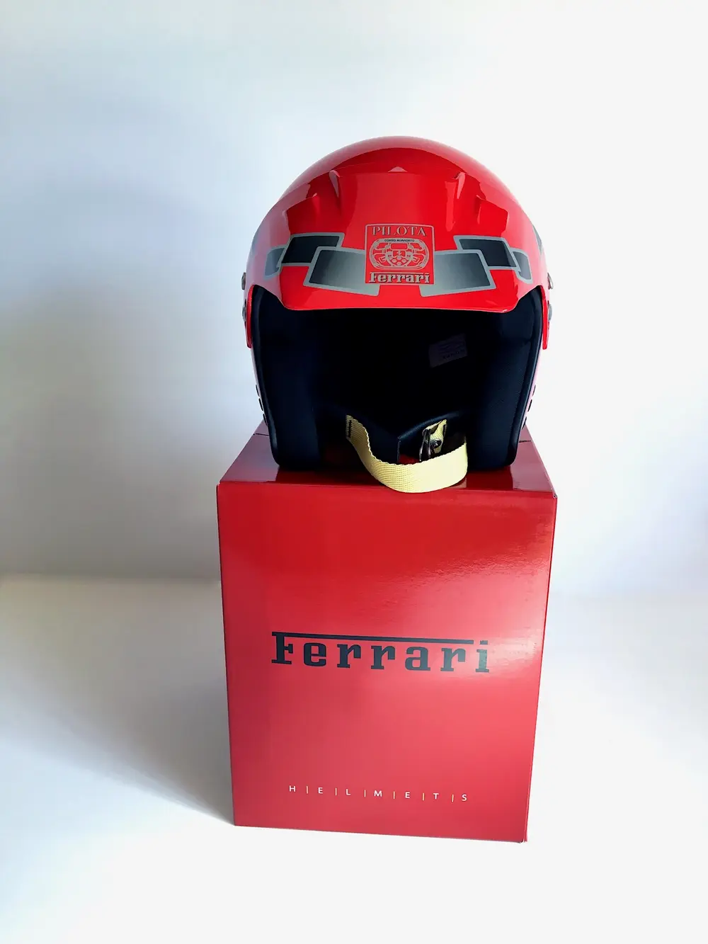 Autographed Ferrari Corso Pilota Avanzato Carbon/Kevlar Racing Helmet