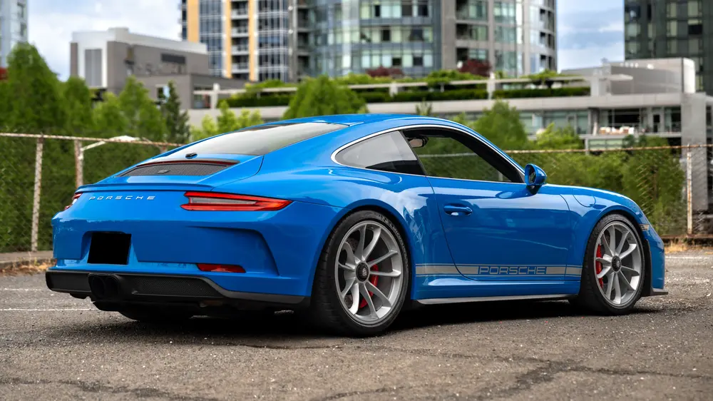 Paint to Sample Voodoo Blue 17k-Mile 2018 Porsche 991.2 GT3 Touring