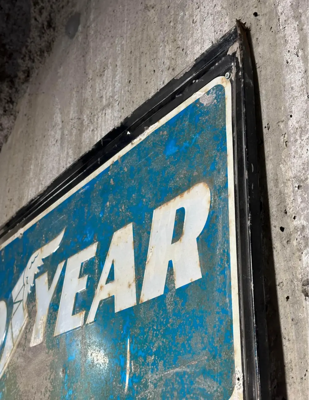 No Reserve Large Vintage Goodyear Tires Sign — Sold | PCARMARKET