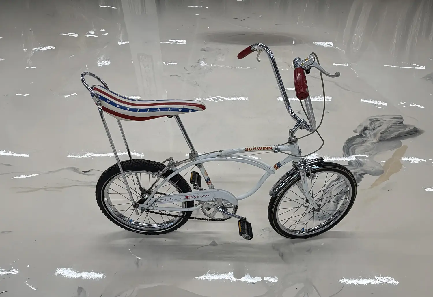1976 Schwinn Stingray Bicentennial Stars and Stripes Bicycle — Sold