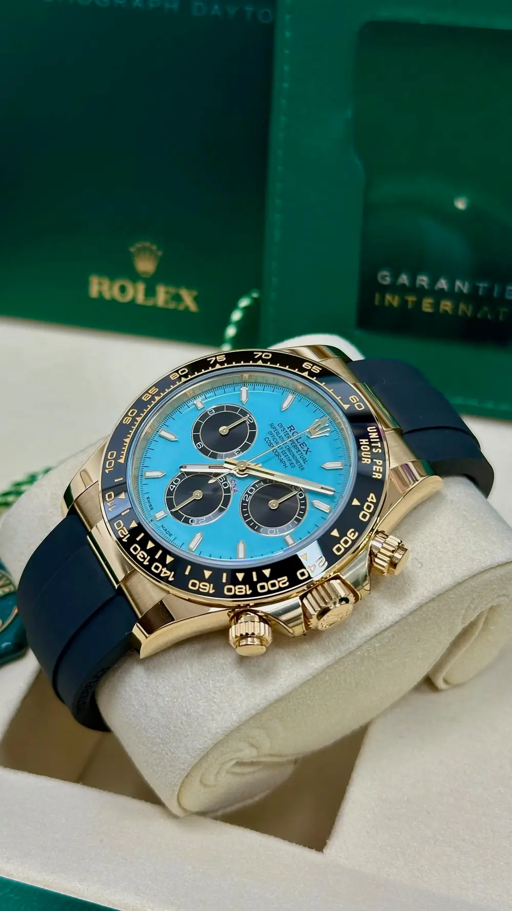2026 Rolex Daytona Tiffany Dial Watch Ref. 126518LN Full Set — Sold