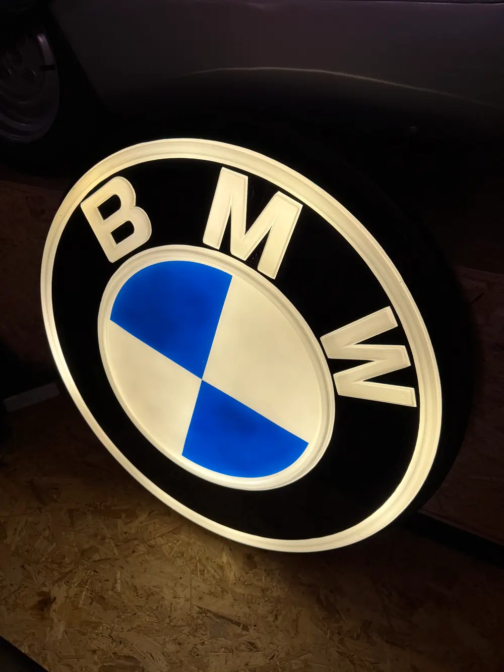 1970's Illuminated BMW Sign — Auction Ended | PCARMARKET
