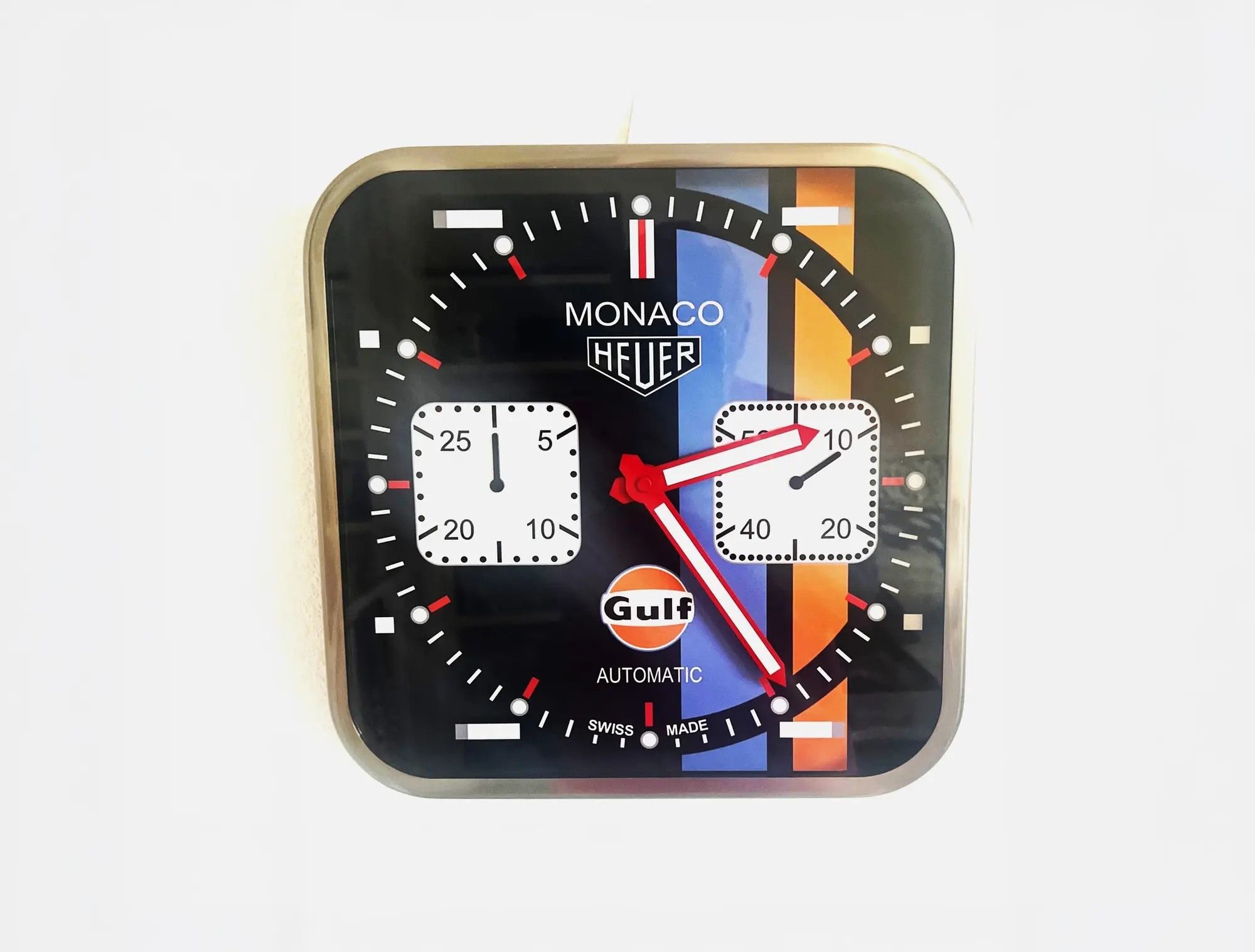 NOS Tag Heuer Monaco Wall Clock Auction — Ends Nov 2 | PCARMARKET