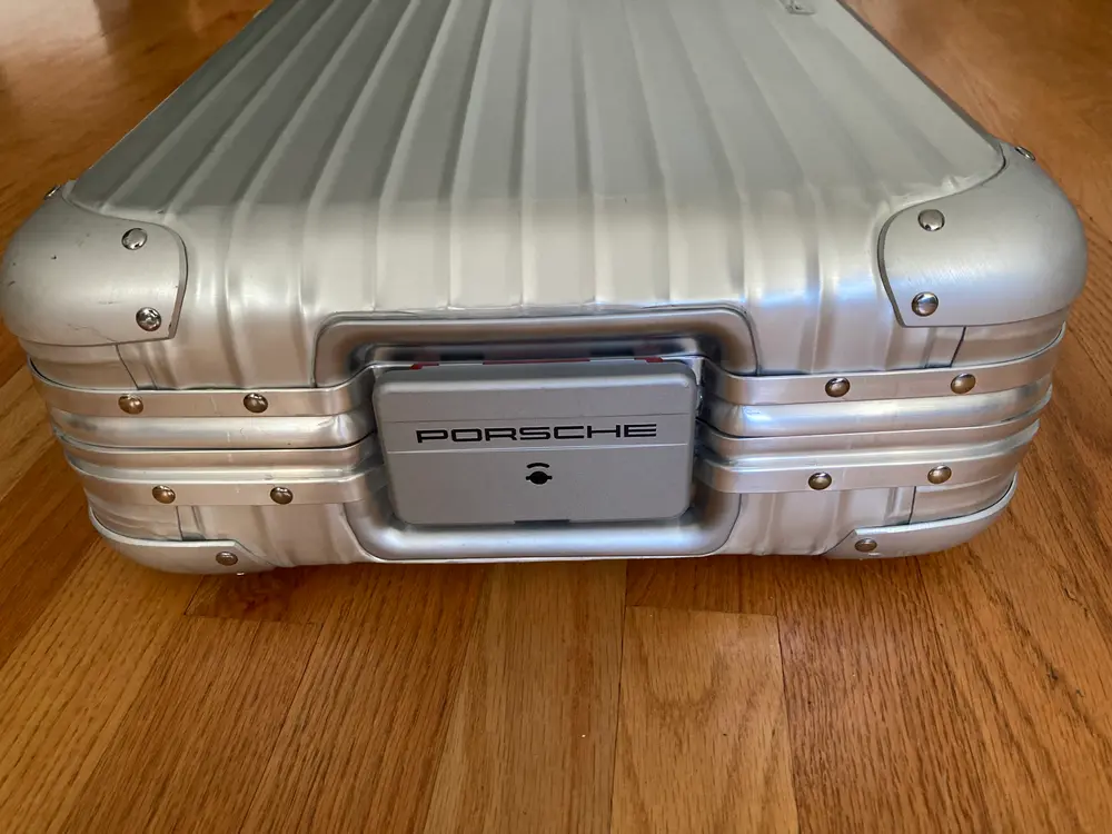 Rimowa x Porsche Vintage Aluminum Suitcase — Sold | PCARMARKET