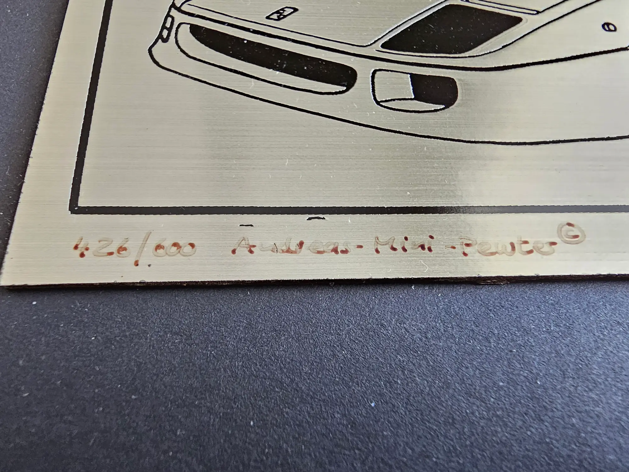 h*p様 Ferrari オーナーノベルティ No Reserve Ferrari F40 Art by Andreas Hentrich 426/600 — Sold