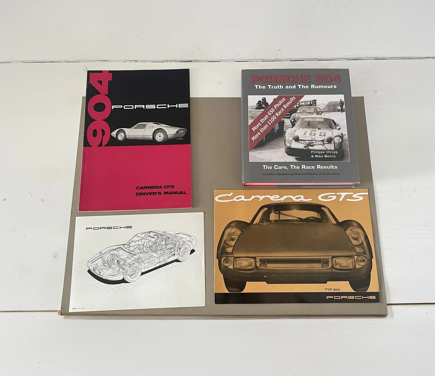 Original Porsche 904 Carrera GTS English Literature Collection