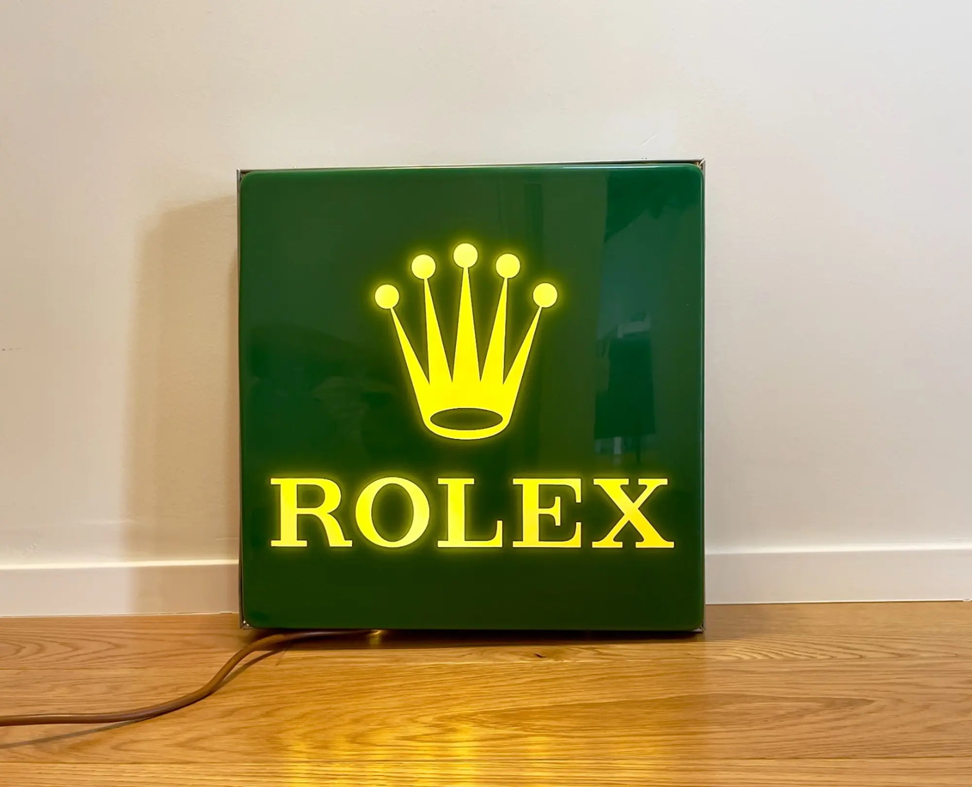 Illuminated Rolex Sign — Sold | PCARMARKET