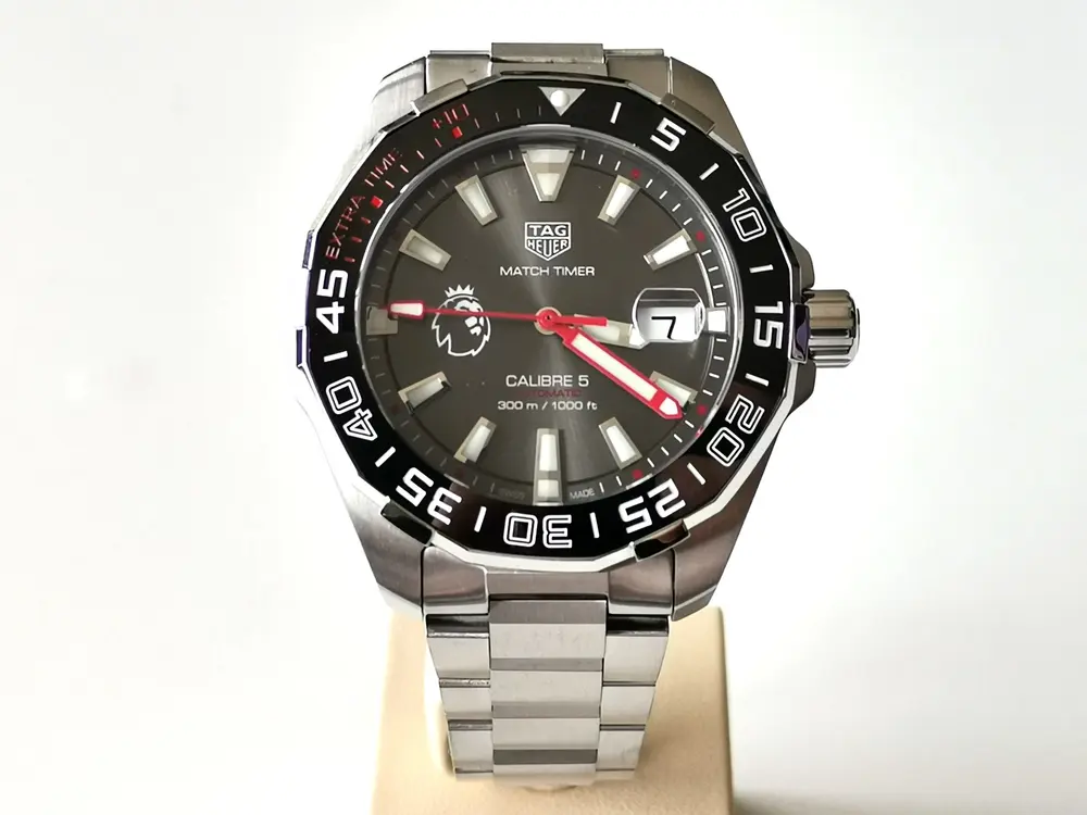 週末セール【国内正規品】TAG Heuer AQUARACER 自動巻き NO RESERVE TAG HEUER AQUARACER PREMIER LEAGUE MATCH TIMER