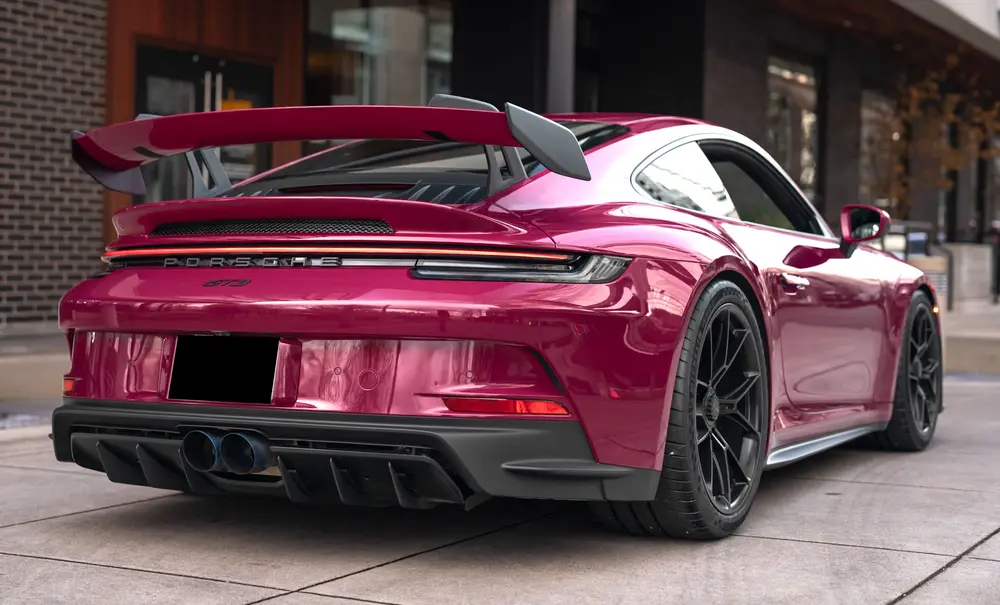 PTS Rubystone Red 2022 Porsche 992 GT3 6-Speed — Auction Ended