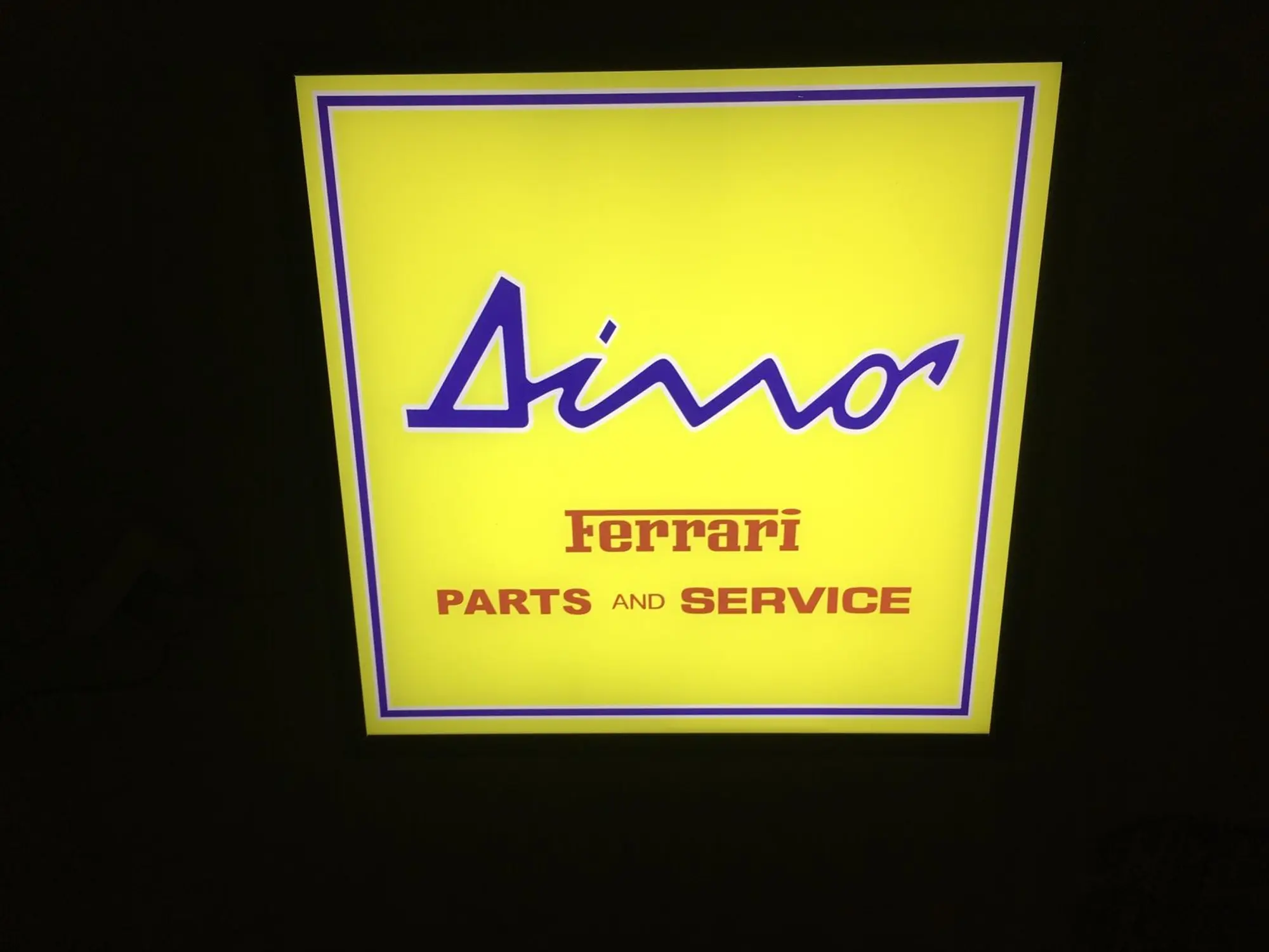 お値下げ！　ほぼ新品　Dino SERVICE 看板 No Reserve Dino Ferrari Parts and Service Style Sign — Sold