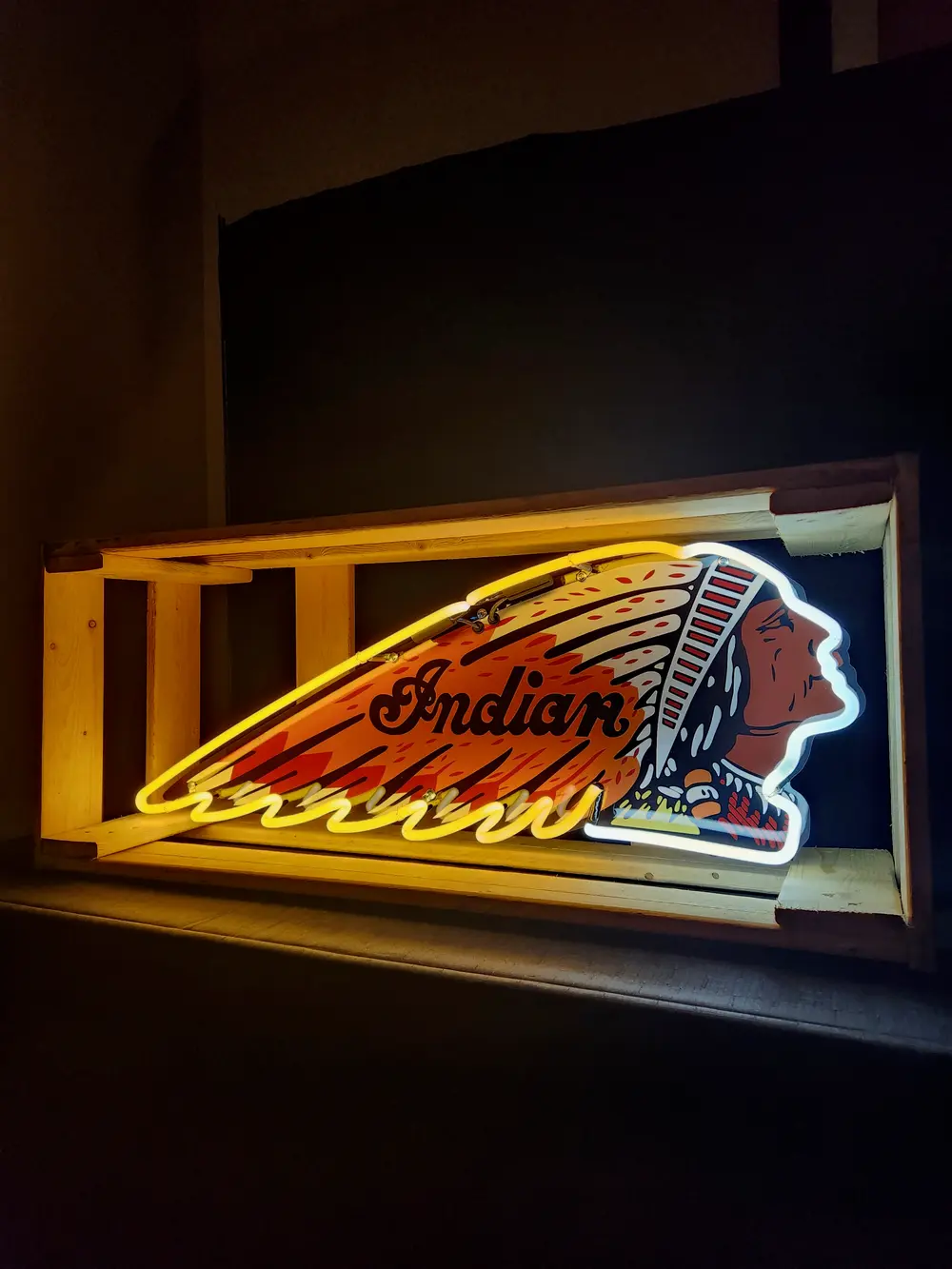 Indian Motorcycle Neon Sign — Auction Ended | PCARMARKET