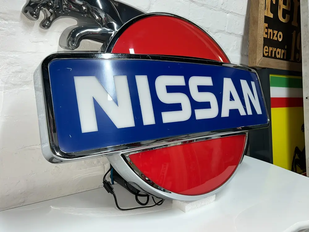 1990s Nissan Illuminated Dealership Sign — Auction Ended | PCARMARKET