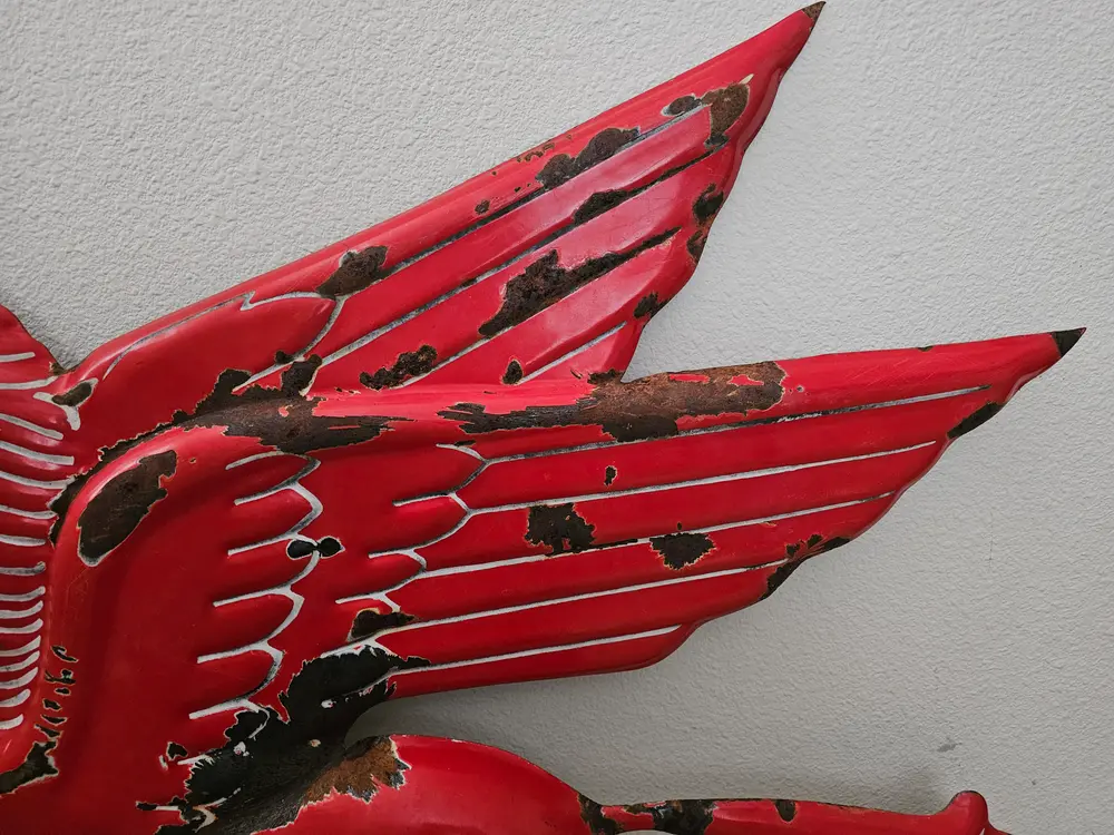 Mobil　ペガサス　旗 Authentic 1930s Mobil Pegasus Sign — Sold | PCARMARKET