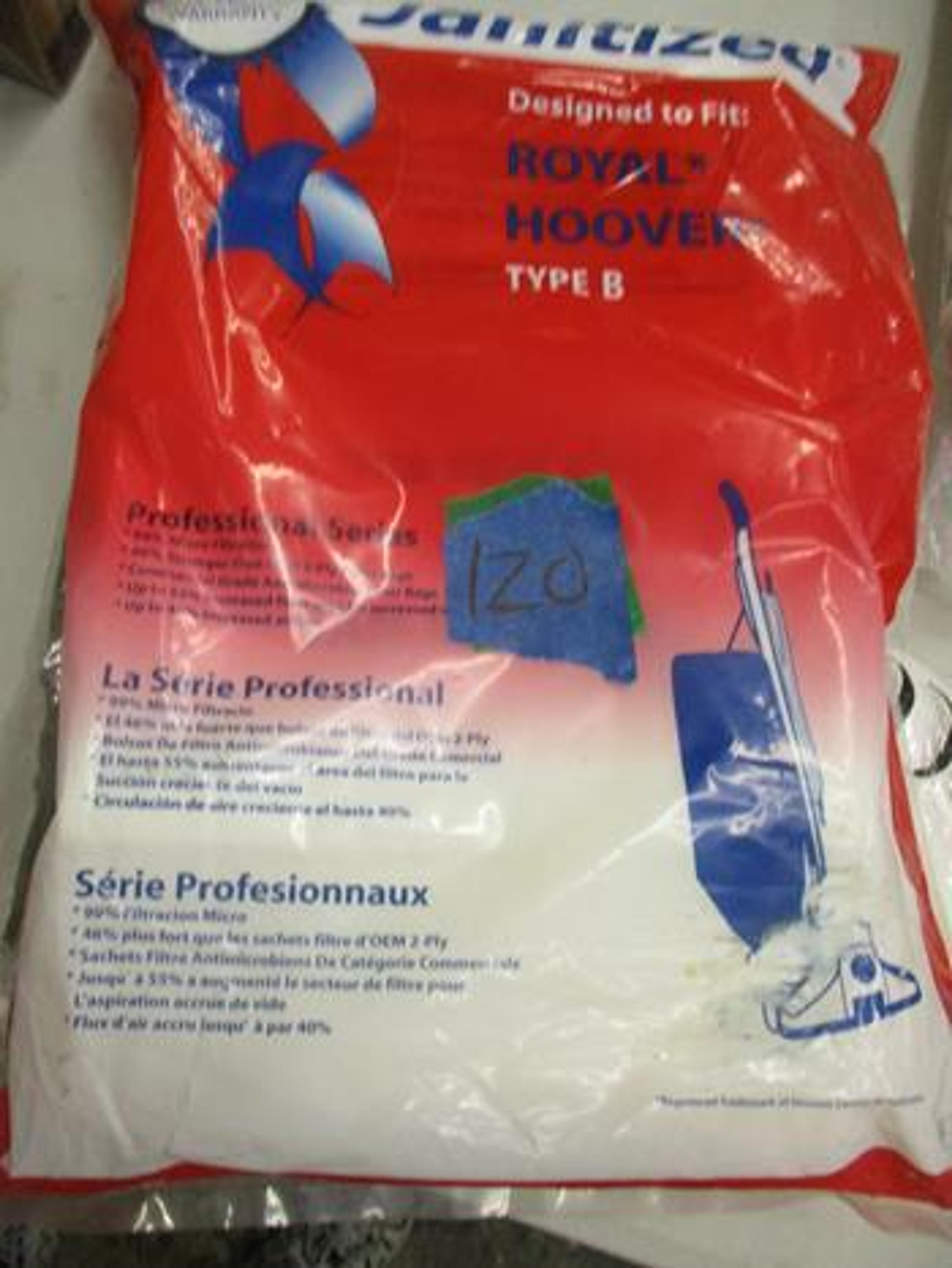 sale-(19) Janitized JAN-RAB-2(10) Premium Replacement Vacuum Paper Bag, Royal B, Hoover B, Rubbermaid UL12, Power Flite PF62EC, OEM#66247, 1801406000, 4010103B (Pack of 10)