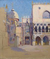 M. Evelyn McCormick (American, 1862-1948) — Porta della Carta - Venice, c. 1924
