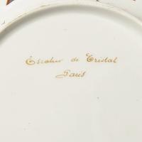 A Set of Seven Japonesque Gilt-Decorated Paris Porcelain Plates